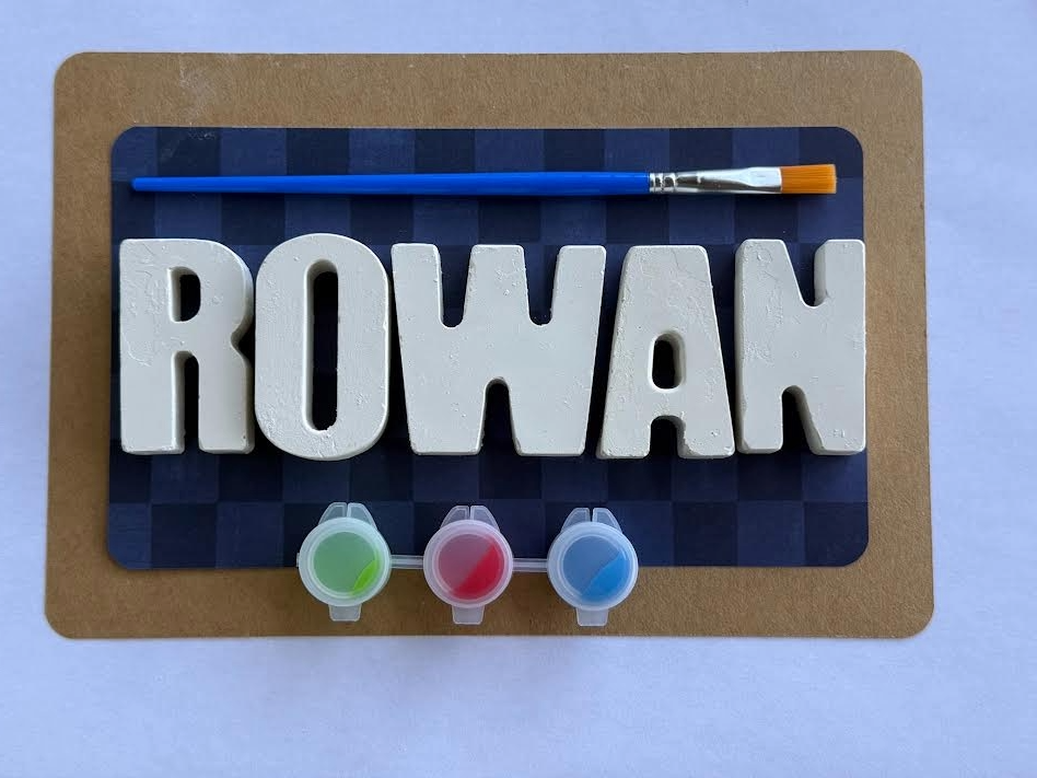 Personalized Plaster + Paint Kit