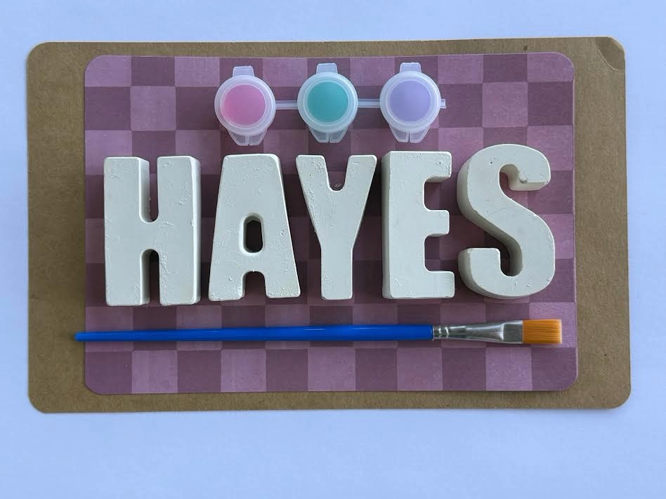 Personalized Plaster + Paint Kit